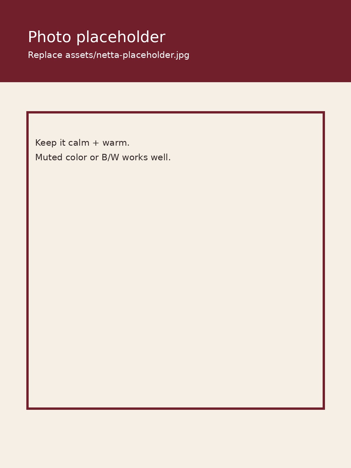 Portrait of Netta Sadovsky